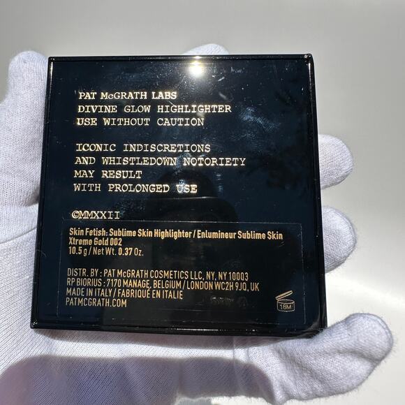 Pat McGrath Bridgerton Skin Fetish Sublime Skin Highlighter Xtreme Gold 002 NIB - Picture 8 of 12